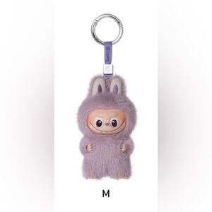 NIB Authentic Pop Mart Pin For Love Confirmed M Labubu Vinyl Pendant Lilac